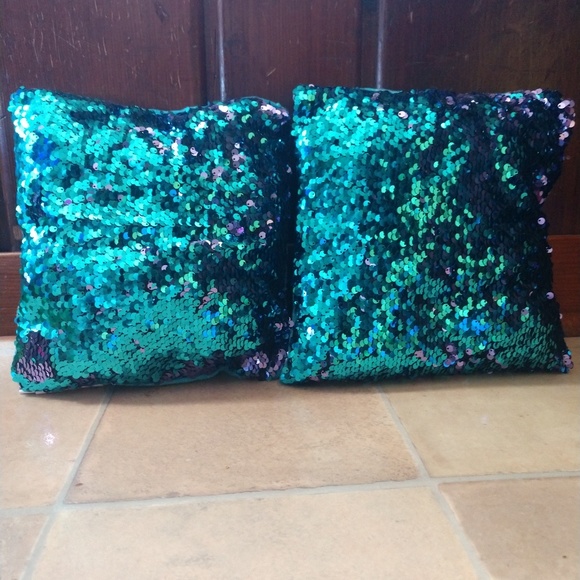 Mini sequin pillows mermaid like - Picture 5 of 5